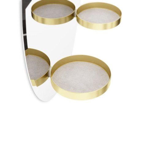 Umbra UMBRA lustro ścienne PERCH 60 cm mosiężne