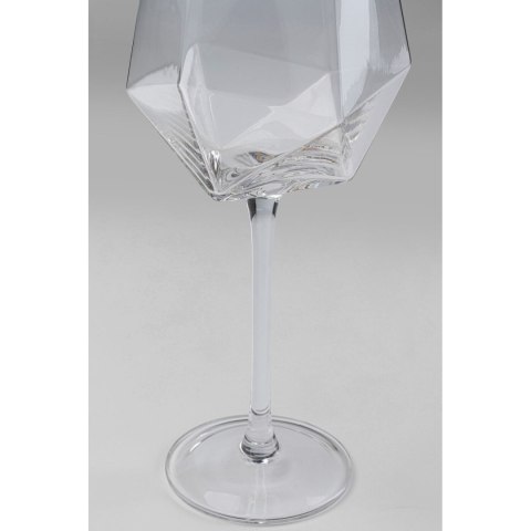 Kare Design KARE komplet 4 kieliszków do wina DIAMOND RIM 525 ml