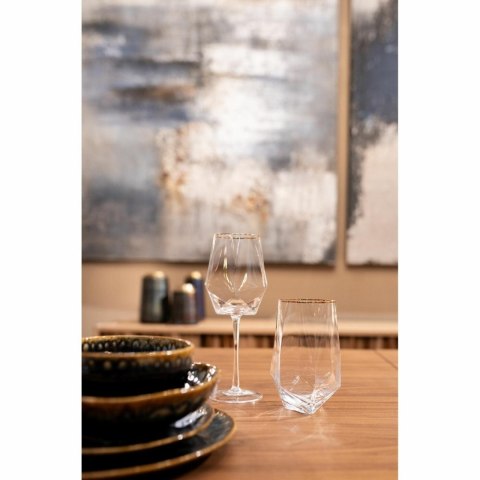 Kare Design KARE komplet 4 kieliszków do wina DIAMOND RIM 525 ml