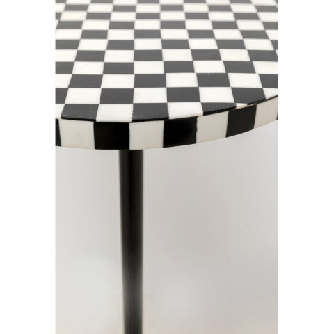 Kare Design KARE stolik DOMERO CHESS 25 biało-czarny