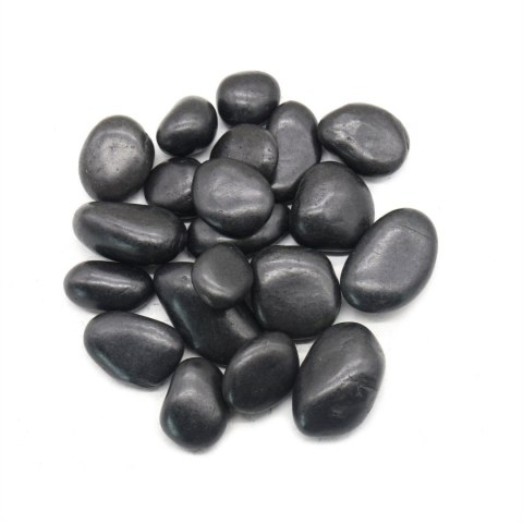 King Home Kamień OTOCZAK 3-5 cm 20 kg polerowany czarny