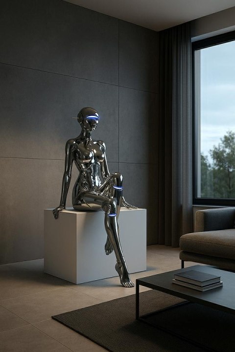 Moosee MOOSEE lampa podłogowa / rzeźba CYBER WOMAN