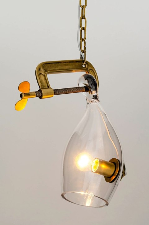 Moosee MOOSEE lampa wisząca VICE mosiądz