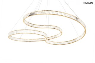 Moosee MOOSEE lampa wisząca WAVE 160A złota