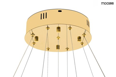 Moosee MOOSEE lampa wisząca WAVE 160A złota