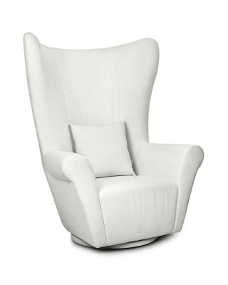 MaMaison MaMaison fotel obrotowy GROSDOS biały / chenille