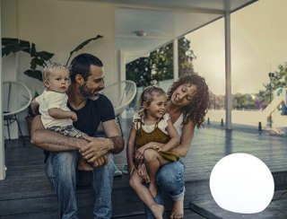 New Garden NEW GARDEN lampa ogrodowa BULY 20 CABLE biała