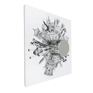 King Home Obraz CRAZY WORLD 180x180 cm