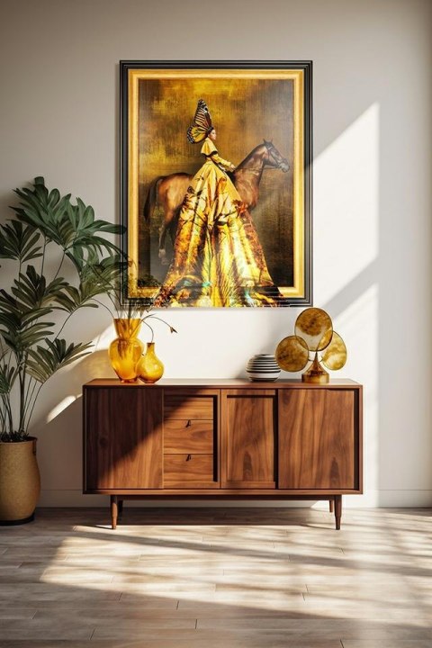 King Home Obraz DRESS 110x140 cm