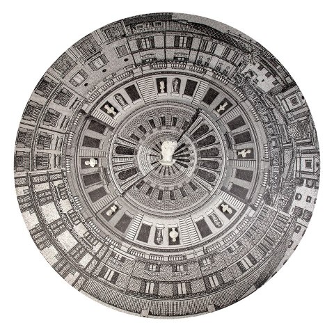 King Home Obraz FISH EYE CITY 200x200 cm