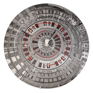 King Home Obraz FISH EYE CITY 200x200 cm