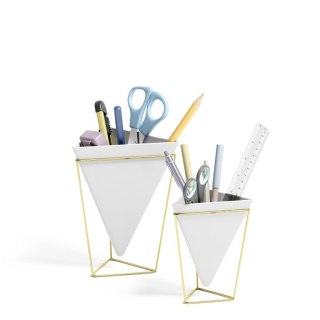 Umbra UMBRA zestaw doniczek TRIGG - biały, złoty