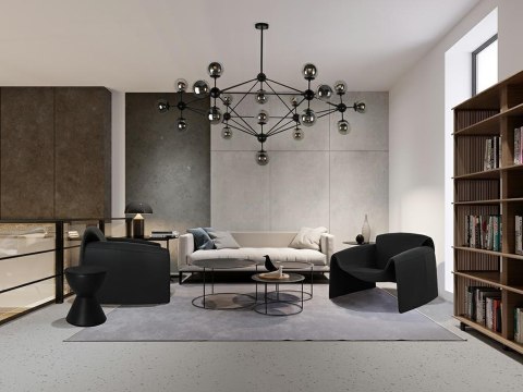 King Home Fotel FLESSI czarny