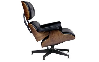 King Home Fotel LOUNGE HM PREMIUM SZEROKI czarny - orzech