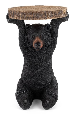 Kare Design KARE stolik BEAR 53x33 cm drewniany / czarny