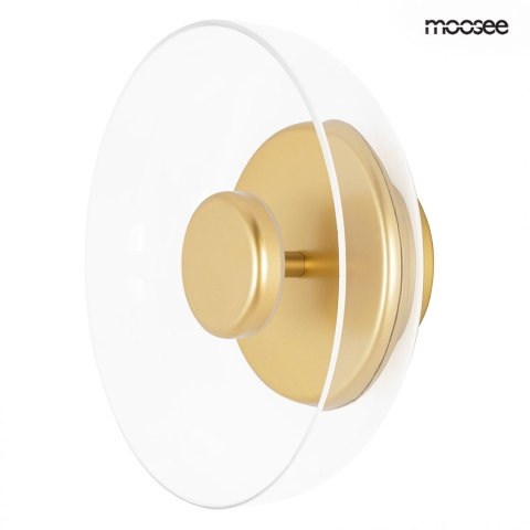 Moosee MOOSEE lampa ścienna EDEN WALL złota