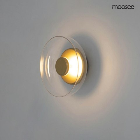 Moosee MOOSEE lampa ścienna EDEN WALL złota