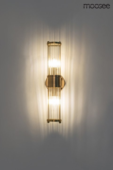 Moosee MOOSEE lampa ścienna PILAR TWIN złota