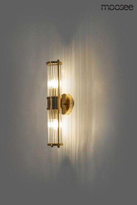 Moosee MOOSEE lampa ścienna PILAR TWIN złota