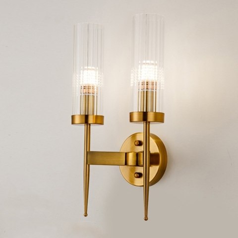 Moosee MOOSEE lampa ścienna TORCH TWIN złota