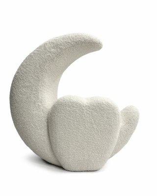 King Home Fotel dziecięcy MOON biały