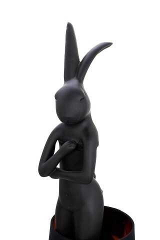 Kare Design KARE lampa stołowa RABBIT 68 cm czarna