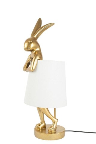 Kare Design KARE lampa stołowa RABBIT 68 cm złota / biała