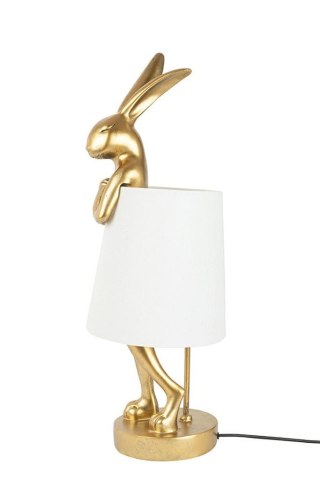 Kare Design KARE lampa stołowa RABBIT 68 cm złota / biała