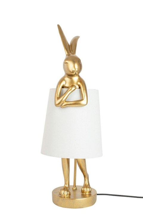 Kare Design KARE lampa stołowa RABBIT 68 cm złota / biała