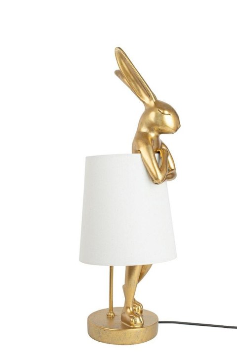 Kare Design KARE lampa stołowa RABBIT 68 cm złota / biała