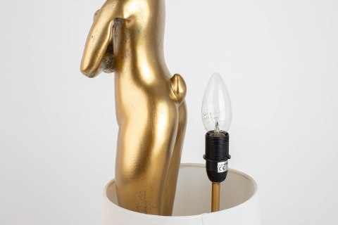 Kare Design KARE lampa stołowa RABBIT 68 cm złota / biała