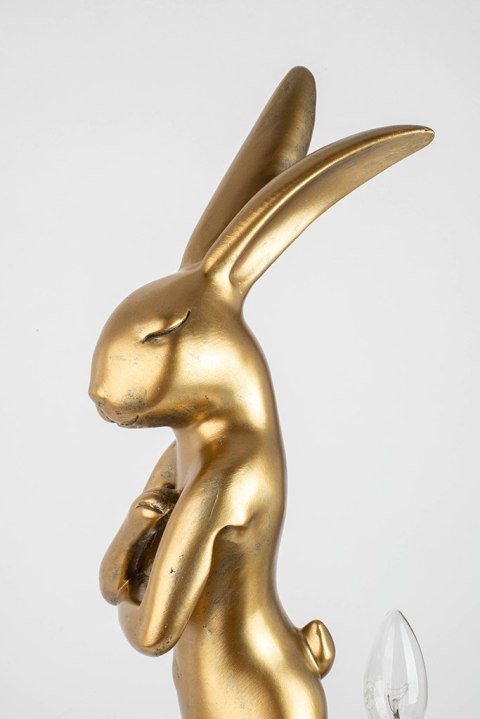 Kare Design KARE lampa stołowa RABBIT 68 cm złota / biała