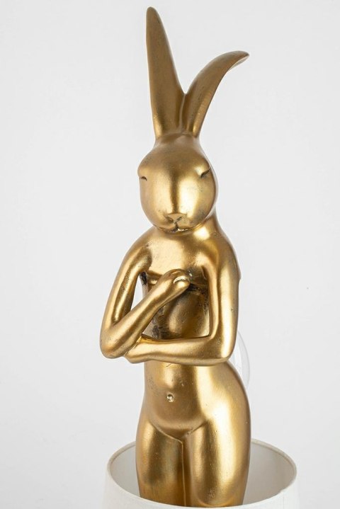 Kare Design KARE lampa stołowa RABBIT 68 cm złota / biała