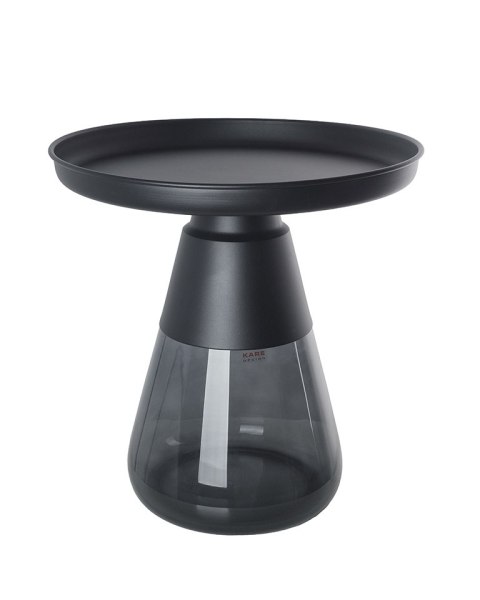 Kare Design KARE stolik BOTTIGLIA SMOKE 50 czarny