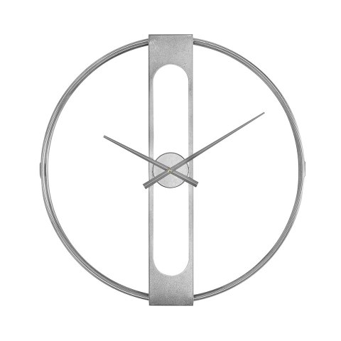 Kare Design KARE zegar CLIP 60 srebrny