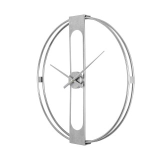 Kare Design KARE zegar CLIP 60 srebrny