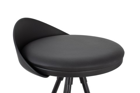 King Home Krzesło barowe LANZA 76 czarne