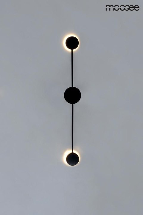 Moosee MOOSEE lampa ścienna SHADOW 2 CLOSE czarna