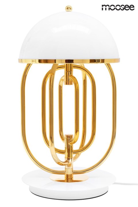 Moosee MOOSEE lampa stołowa BOTTEGA złota / biała