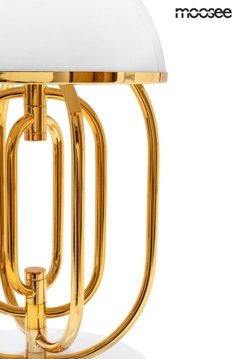 Moosee MOOSEE lampa stołowa BOTTEGA złota / biała