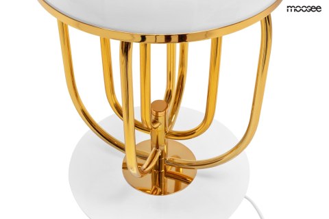 Moosee MOOSEE lampa stołowa BOTTEGA złota / biała