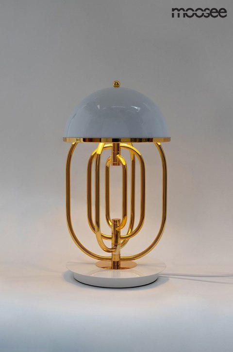 Moosee MOOSEE lampa stołowa BOTTEGA złota / biała