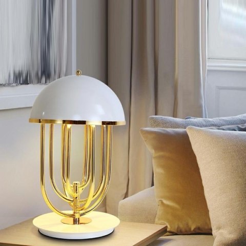 Moosee MOOSEE lampa stołowa BOTTEGA złota / biała