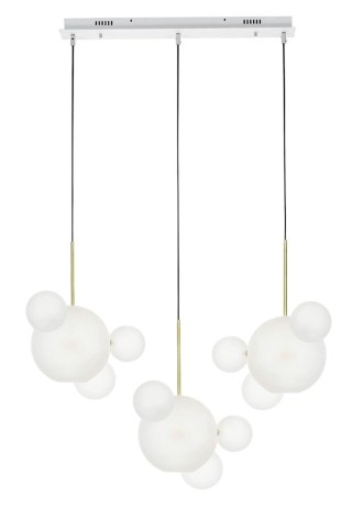 Moosee MOOSEE lampa wisząca CAPRI LINE 3 złota / biała