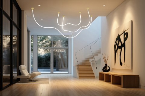 Moosee MOOSEE lampa wisząca LASSO 1000 Smart złota