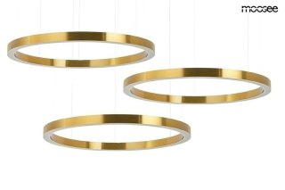 Moosee MOOSEE lampa wisząca RING 100 + 100 + 100 złota na jednej podsufitce
