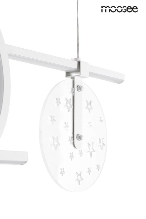 Moosee MOOSEE lampa wisząca STARS biała