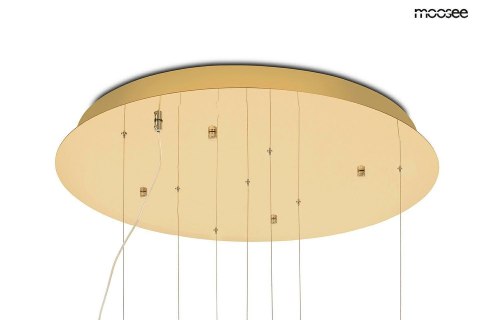 Moosee MOOSEE lampa wisząca TULIPPE 7 DISC złota