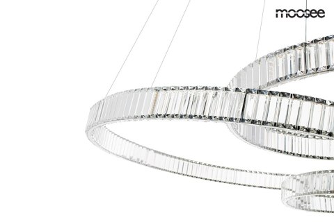 Moosee MOOSEE lampa wisząca WAVE 160A chrom