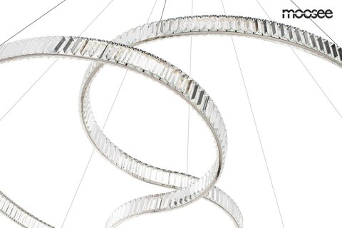 Moosee MOOSEE lampa wisząca WAVE 160A chrom